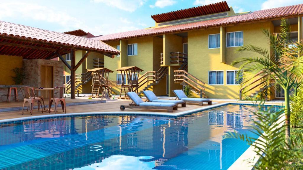 Casa Na Praia Com Piscina Луис-Коррея Экстерьер фото